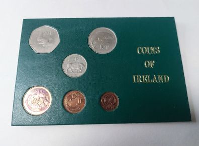 1971 coin set rainbow tones