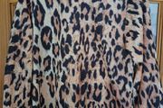 Brand new Zara trafaluc leopard print long sleeve blouse size UK12 EU40 Postage included
