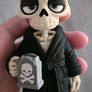 Grim Reaper Skeleton 3D Printed Halloween Figure  decoration Image 2