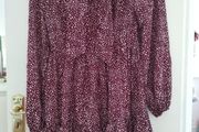 Red shift dress