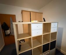 Ikea Kallax 4x4 shelving unit - light wood effect
