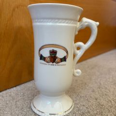 Vintage Cre Irish Porcelain Claddagh ring mug