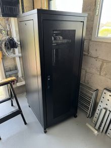 Comms Cabinet + Ubiquiti Switch