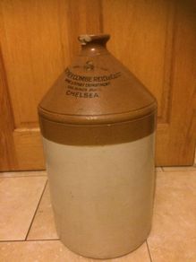 4 gallon stoneware flagon Reid and co Chelsea