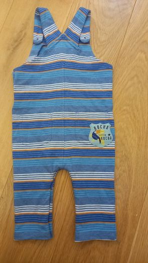 Little Rocha Baby Striped Dungarees 3-6 months