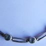 Vintage Sterling Silver 925 Blue Topaz Bracelet length 7,7" - 8,6g Image 7