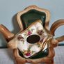 Rare Collectible  Royal Albert 'Old Country Roses' Large Autumn Chair  Teapot by Cardew Design Image 6