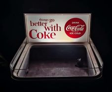 Vintage Kelvinator Coca Cola Countertop Cooler 60's