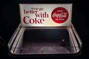 Coca Cola Kelvinator Lighted Countertop Cooler 60's Rare