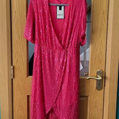 CurveWow pink occasion dress, Size 20, BNWT
