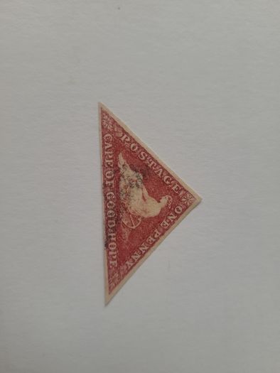 Cape Of Good Hope 1853 One Penny Pale Brick-red