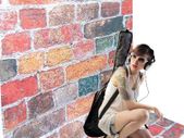 2.8 X 4m Bricks Sheer Photo Muslin Background