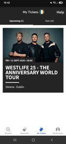 Westlife Friday 11th