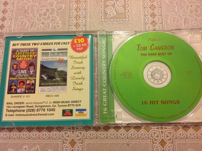 The Very Best of Fiddlin' Tom Cameron. CD.