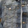 Benetton kids denim jacket Image 4