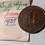 1937 Penny South Africa Image 5