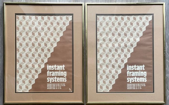 Gold Minimalist Photo / Poster Frames