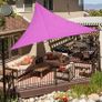 Sun Shade Sail Waterproof Triangle Sun Shade UV Block Sunscreen Awning Garden Beach Patio Canopy 3x3x3m MULTIPLE SIZES/COLOURS AVAILABLE (FREE SHIPPING) Image 2