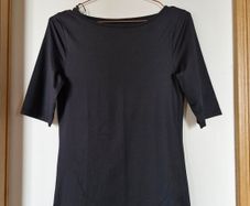 Camaieu Top Half Sleeve Black s. L