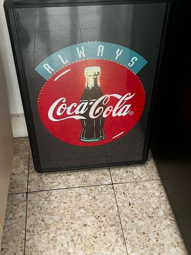 Coca Cola Fibre Optic Light Box
