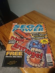 Sega megadrive magazine. Sega power.