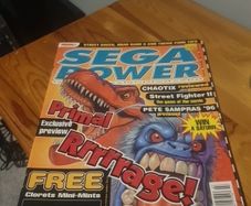 Sega megadrive magazine. Sega power.