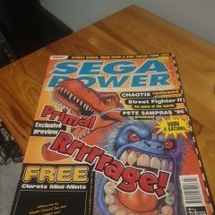 Sega megadrive magazine. Sega power.