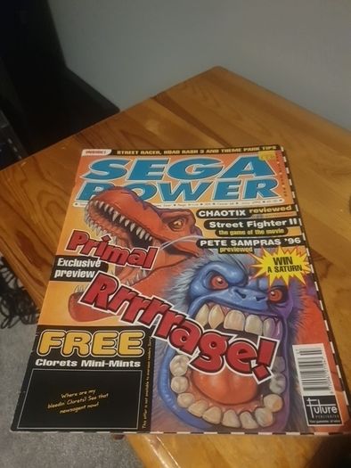 Sega megadrive magazine. Sega power.