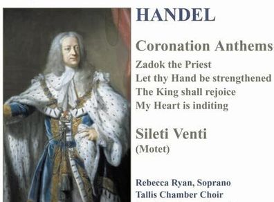 Handel. Coronation Anthems. CD. Free Postage!