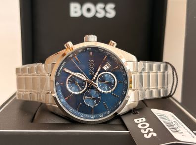 BOSS Grand Prix Mens Watch 44.5mm Blue 1514226