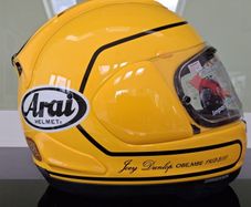 Arai RX-7V EVO Joey Dunlop 25th Anniversary limited edition helmet