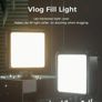 Portable LED Video Light - Rechargeable, Dimmable, CRI95+ Bi-Color Light for DSLR Camera & Camcorder Image 4