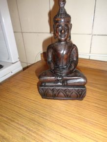 Hand Carved Wooden Budda Statue for Sale