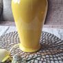 Beautiful yellow ceramic vase Image 4