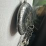 Soldered Flashy Labradorite Ammonite Fossil Amulet Talisman Belcher Chain Necklace Image 5