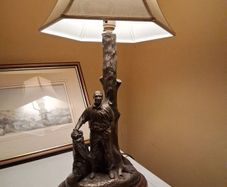 bronze effect lamp