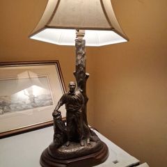 bronze effect lamp