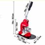 58mm(2.28) Button Maker Press 1000 Pcs Buttons Manual Machine Badge Maker Image 3