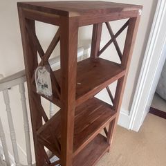 Wooden timber shelves