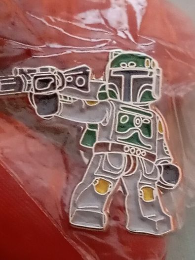 star wars boba fett Lego pin