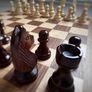 Handmade Chessboard - Walnut, Maple and Oak with Large Chess Pieces Image 2