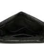 Black Bag with Silver Hardware and Chain Handle Image 2