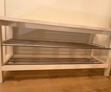 TJUSIG ikea bench with shoe storage