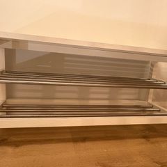 TJUSIG ikea bench with shoe storage