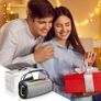 Matast A6 Portable Bluetooth 5.3, 24W Speaker with Colors, 66mm Speaker Diameter, IP-X6 Waterproof Wireless with RGB Multi-Color Rhythm Lights for Home/Outdoor/Party Use Image 4