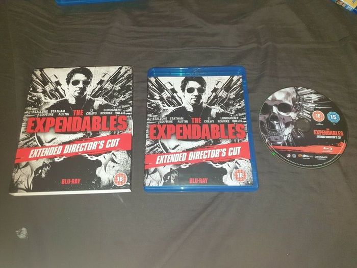 The Expendables Extended Directors Cut Blu Ray Movie STALLONE STATHAM ROCKY
