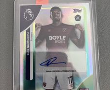West Ham signed card Luis Guilherme