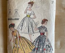 Vintage 1950s Butterick Dress Pattern