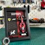 FERRARI Frame with Lewis Hamilton 1:43 Replica Image 2