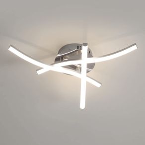 LED Ceiling Light, Elegant Curved Ceiling Lights, 3 Built-in LED Boards, 18W 1600 Lumen, Neutral White Light 4000K (FREE SHIPPING)
